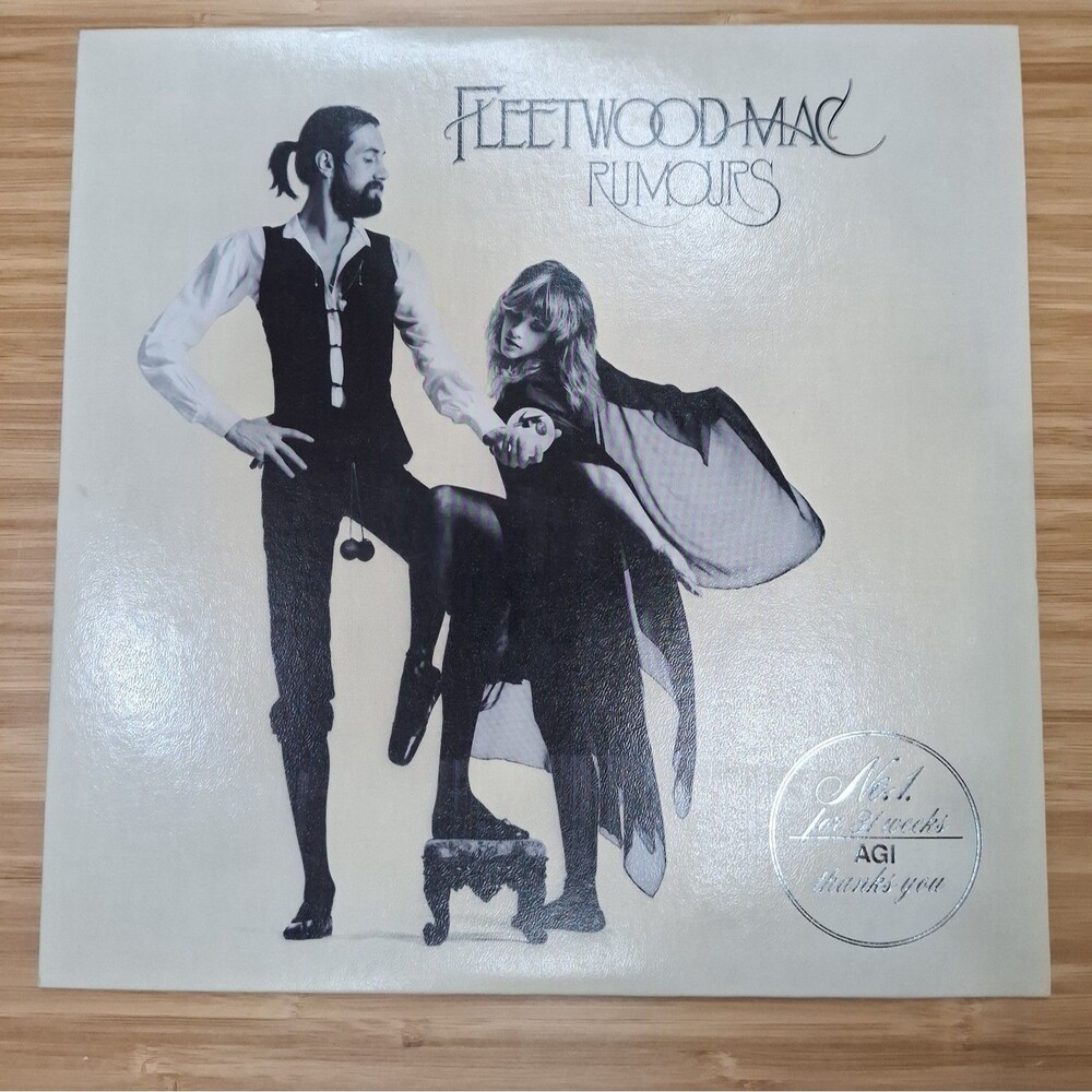 Fleetwood Mac Rumours LP 1977 AGI Employee Promo Silver Foil Stamp BSK 3010 MINT